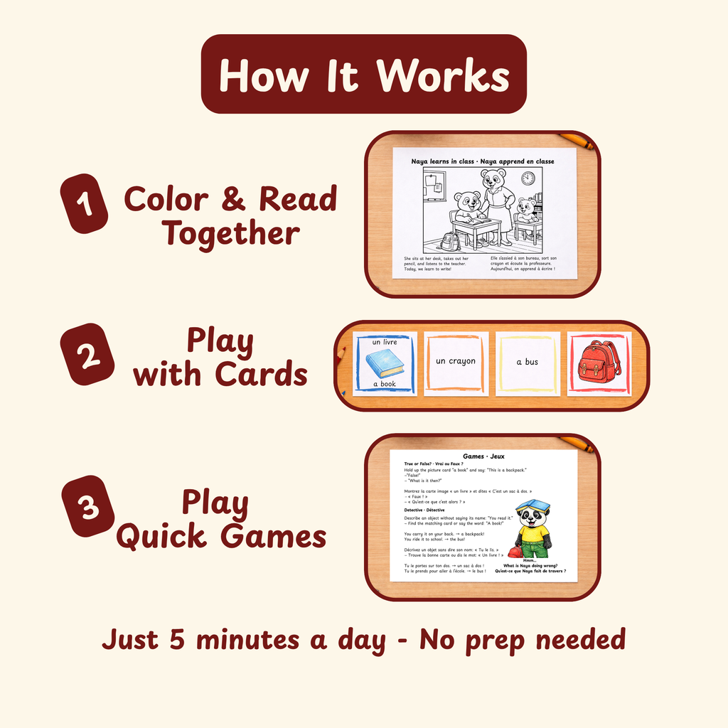 Coloriettes Word Play | School Day