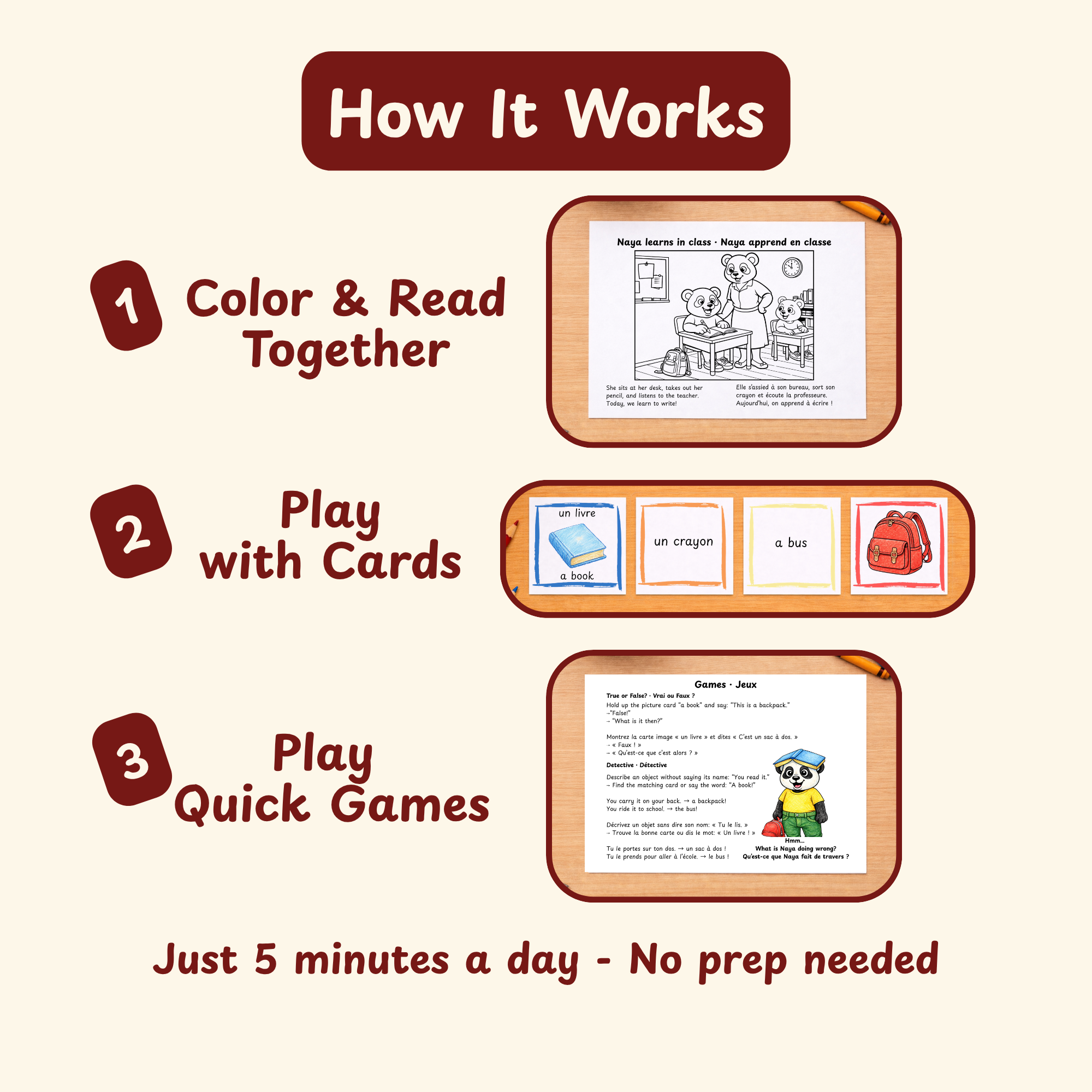 Coloriettes Word Play | School Day
