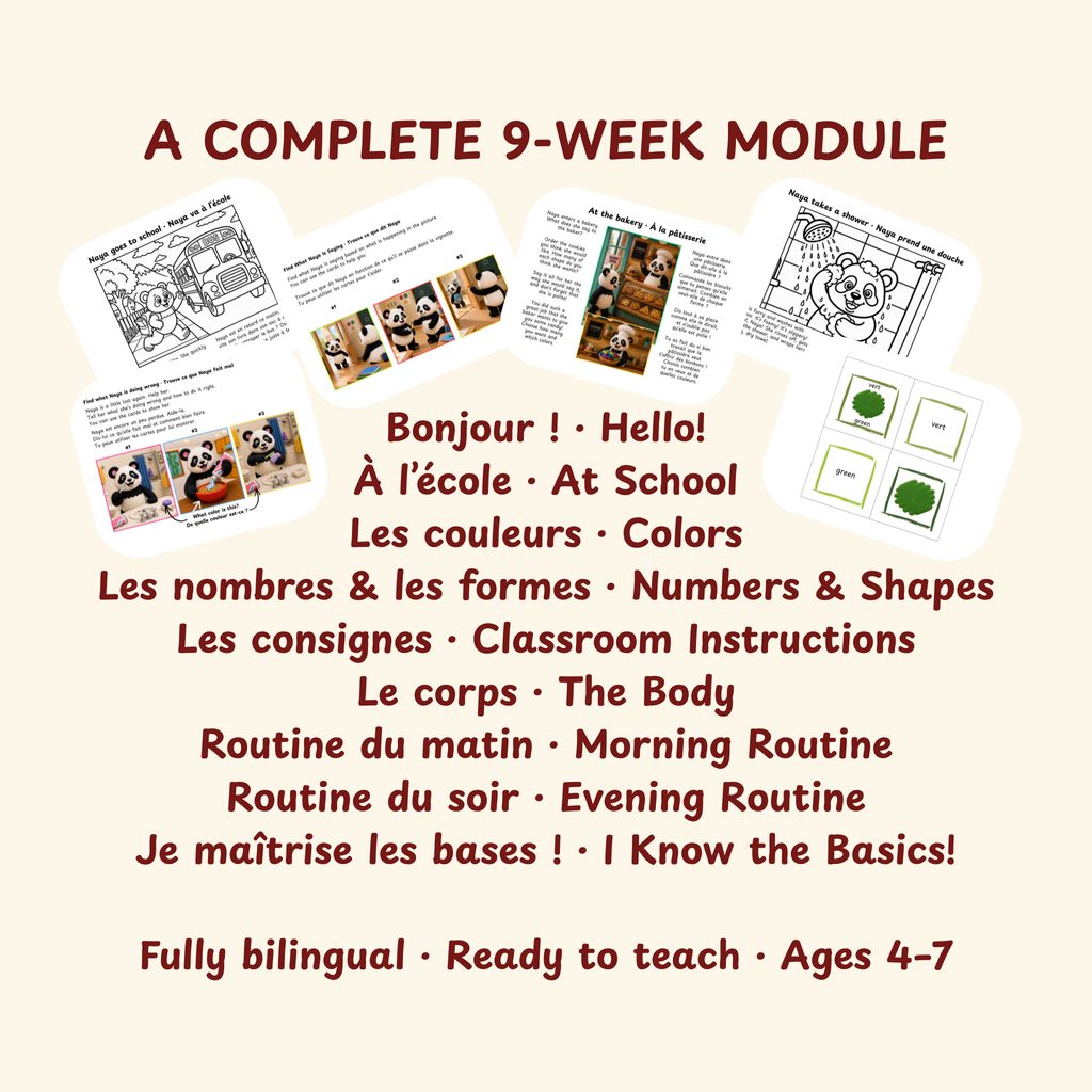 The Coloriettes Classroom Kit · Module 1: First Steps · Premiers Pas