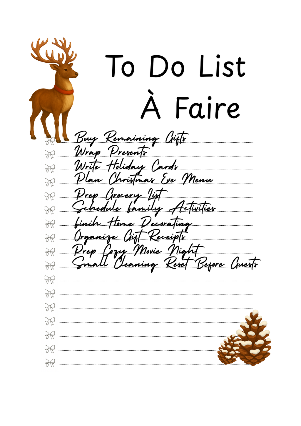 Bilingual Edition | Christmas Planner