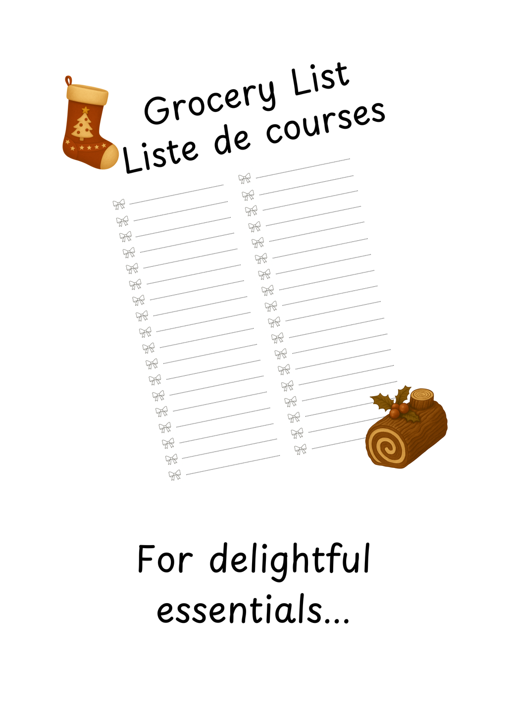 Bilingual Edition | Christmas Planner