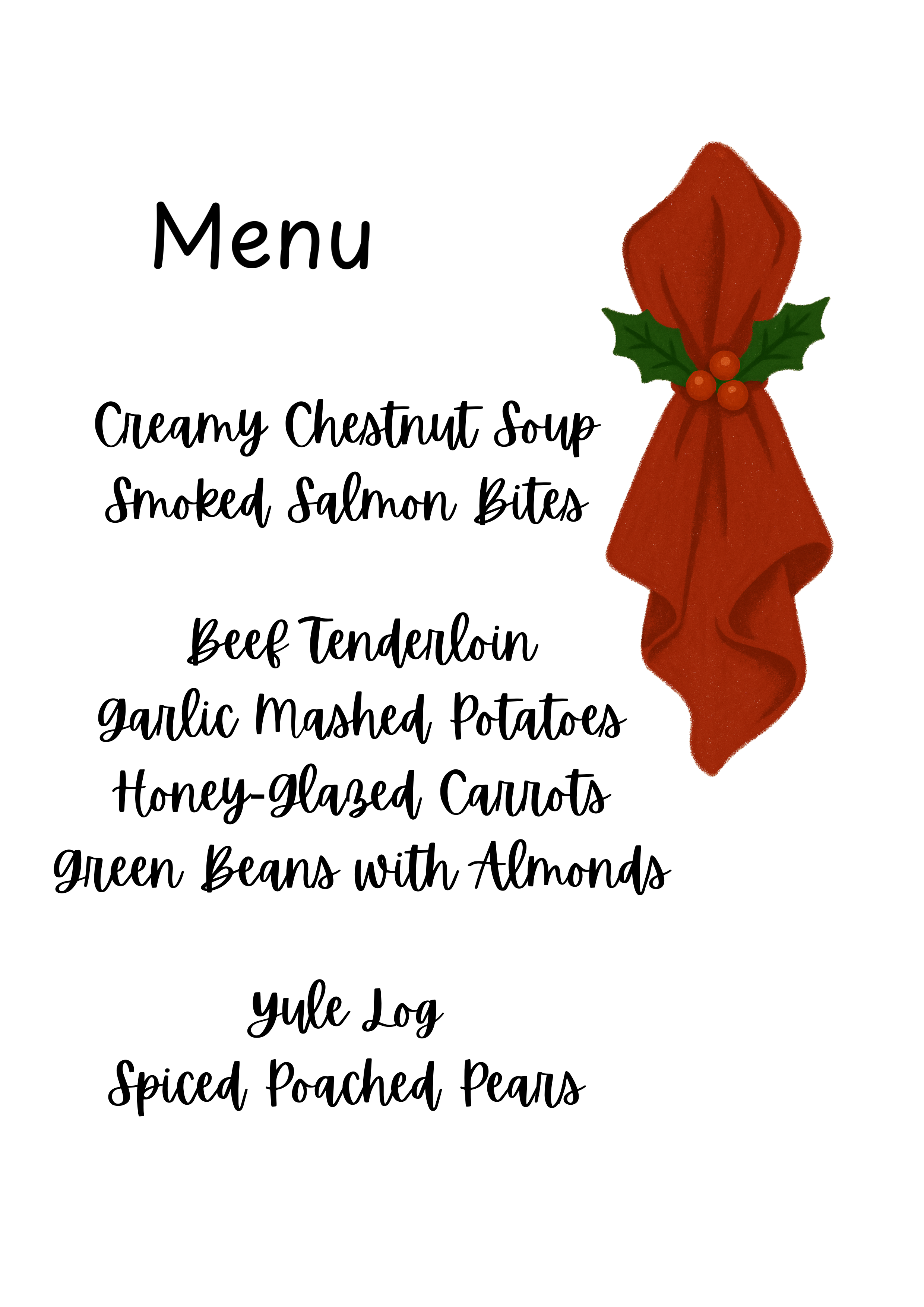Bilingual Edition | Christmas Menu Planning