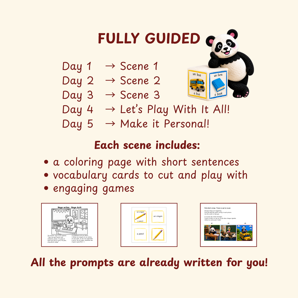 The Coloriettes Classroom Kit · Module 1: First Steps · Premiers Pas