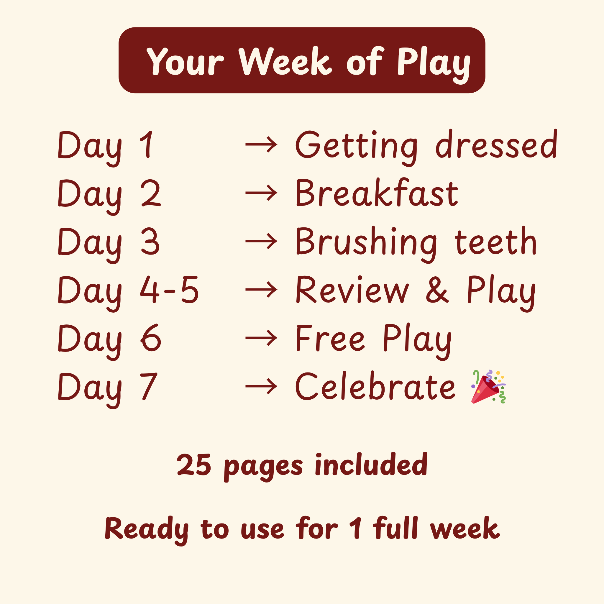 Coloriettes Word Play | Morning Routine