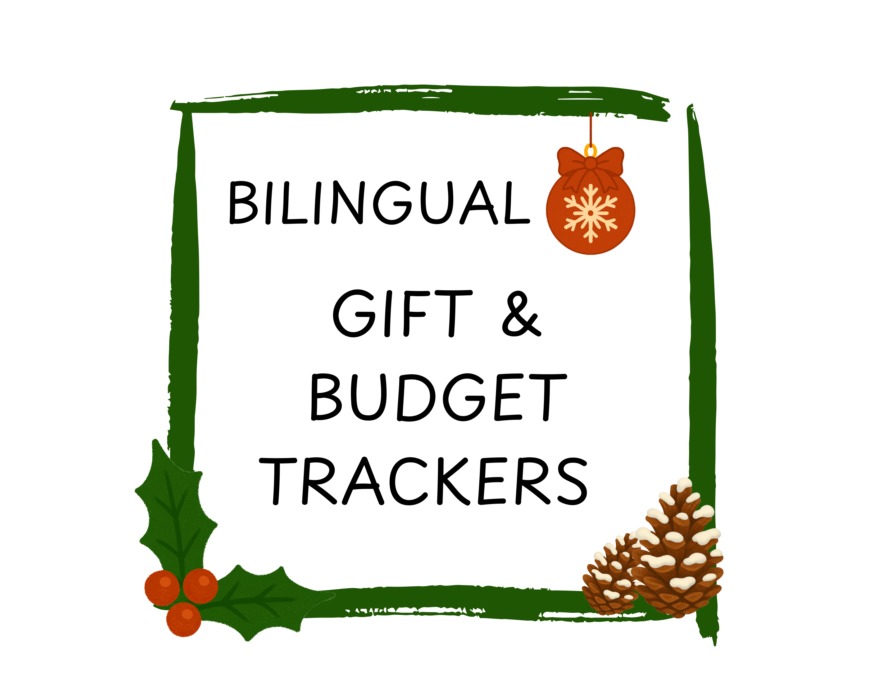 Bilingual Edition | Gift & Budget Trackers