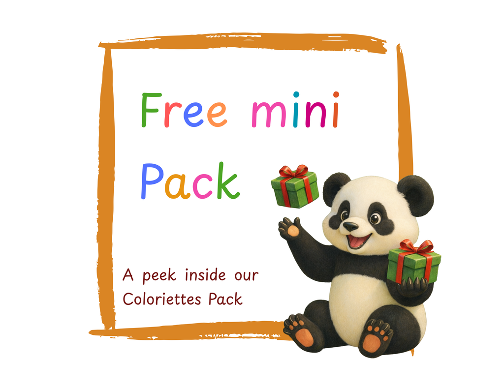 Free Coloriettes Mini Pack – Printable to Color, Play & Discover