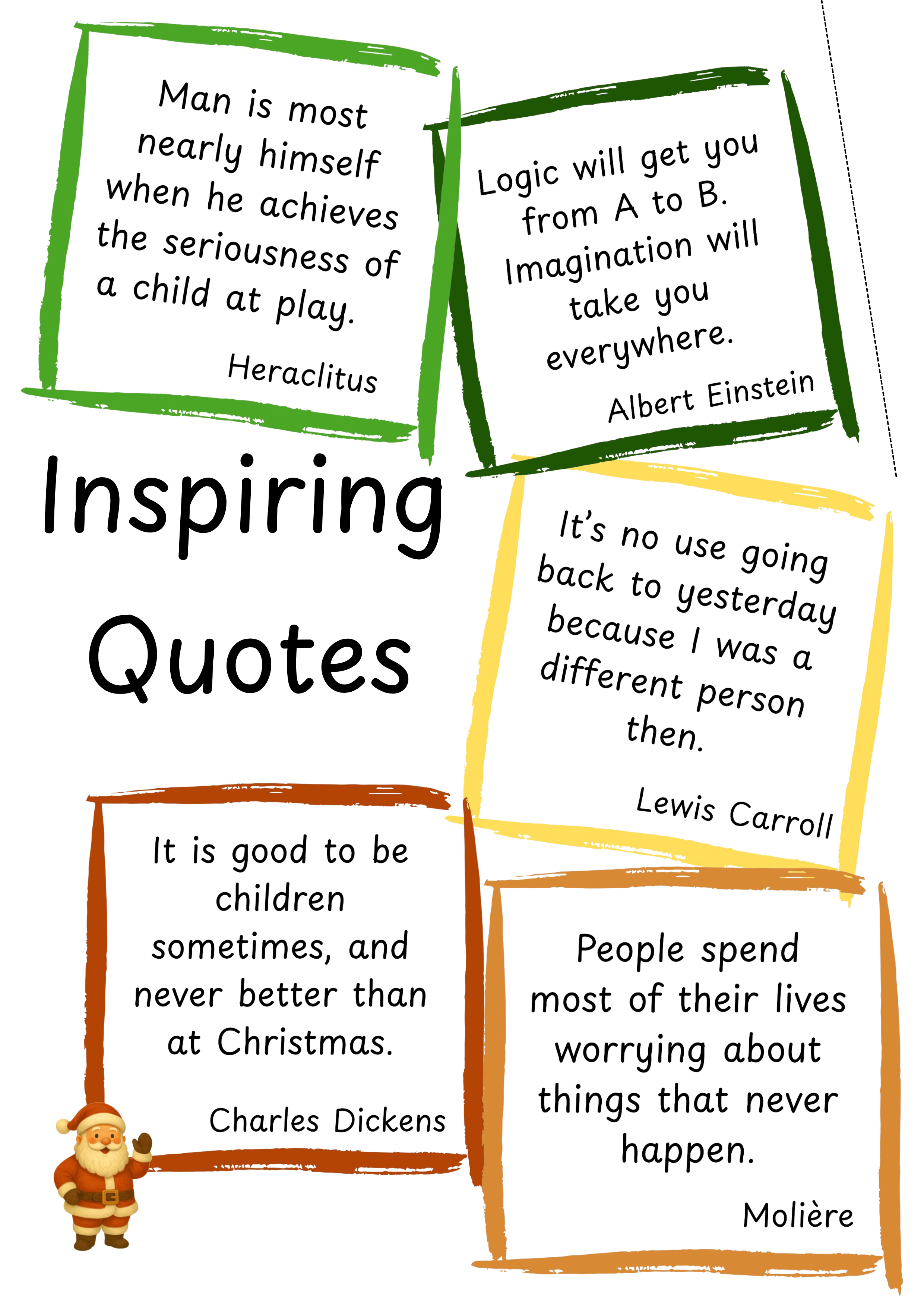English Edition | Inspirational Quote Cards