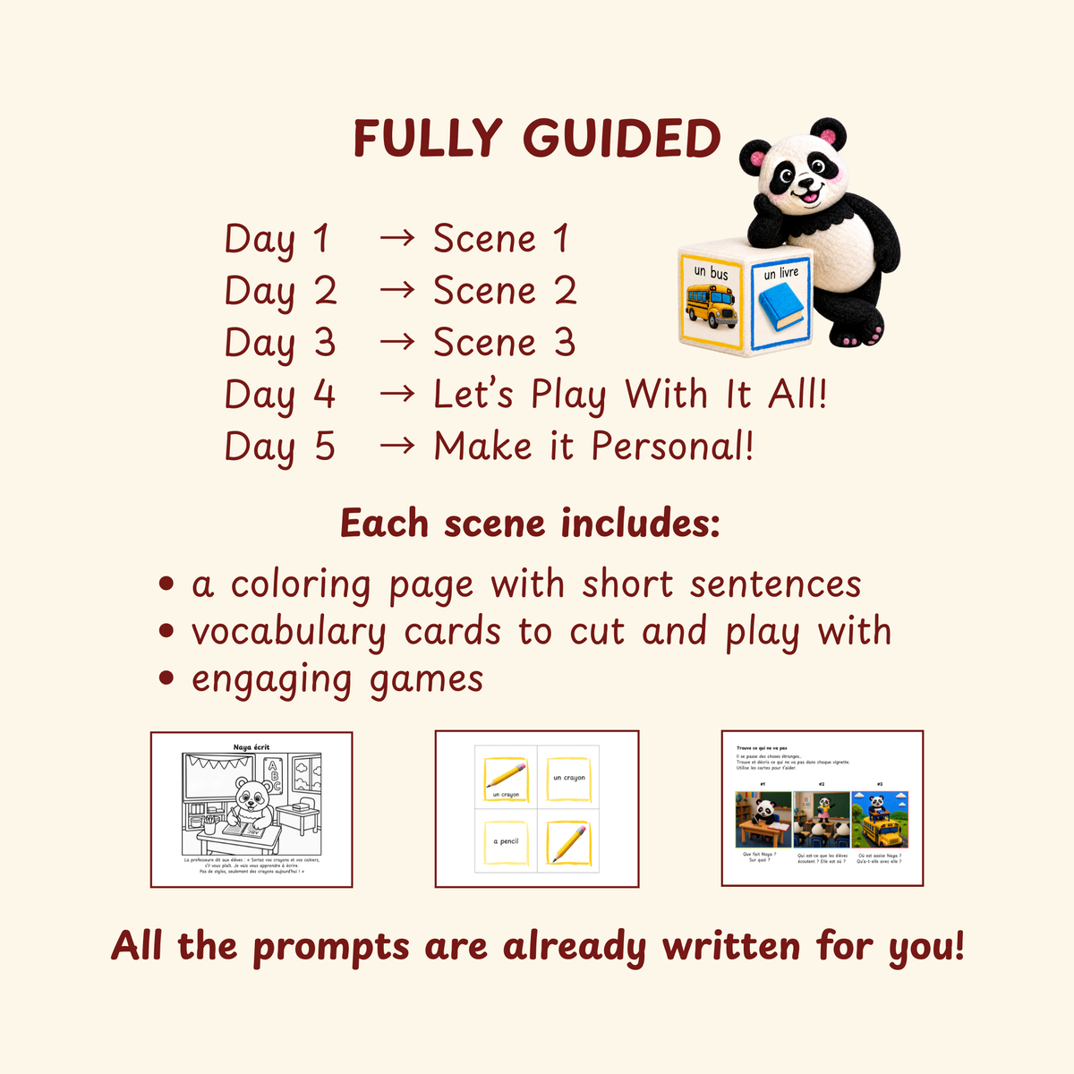 The Classroom Kit: Premiers Pas | French Edition
