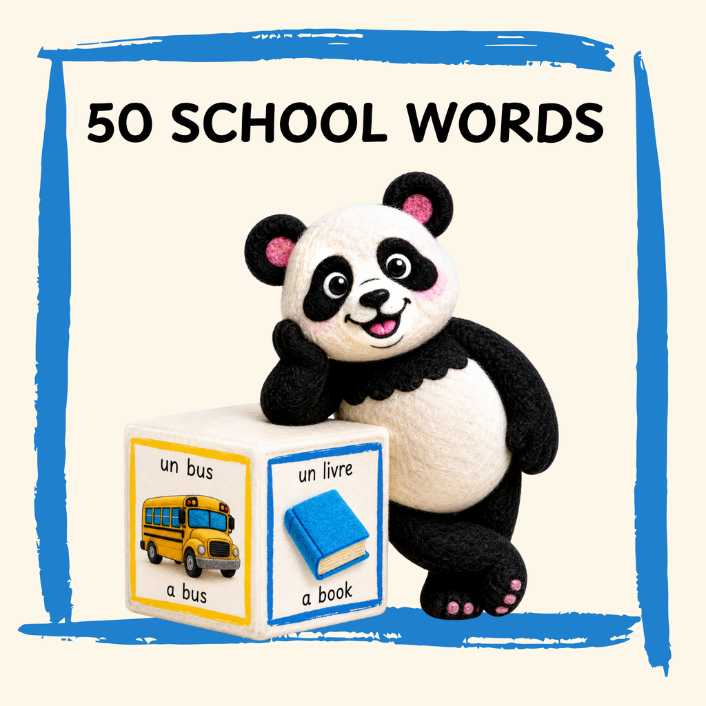 Vocabulary Cards | 50 School Words