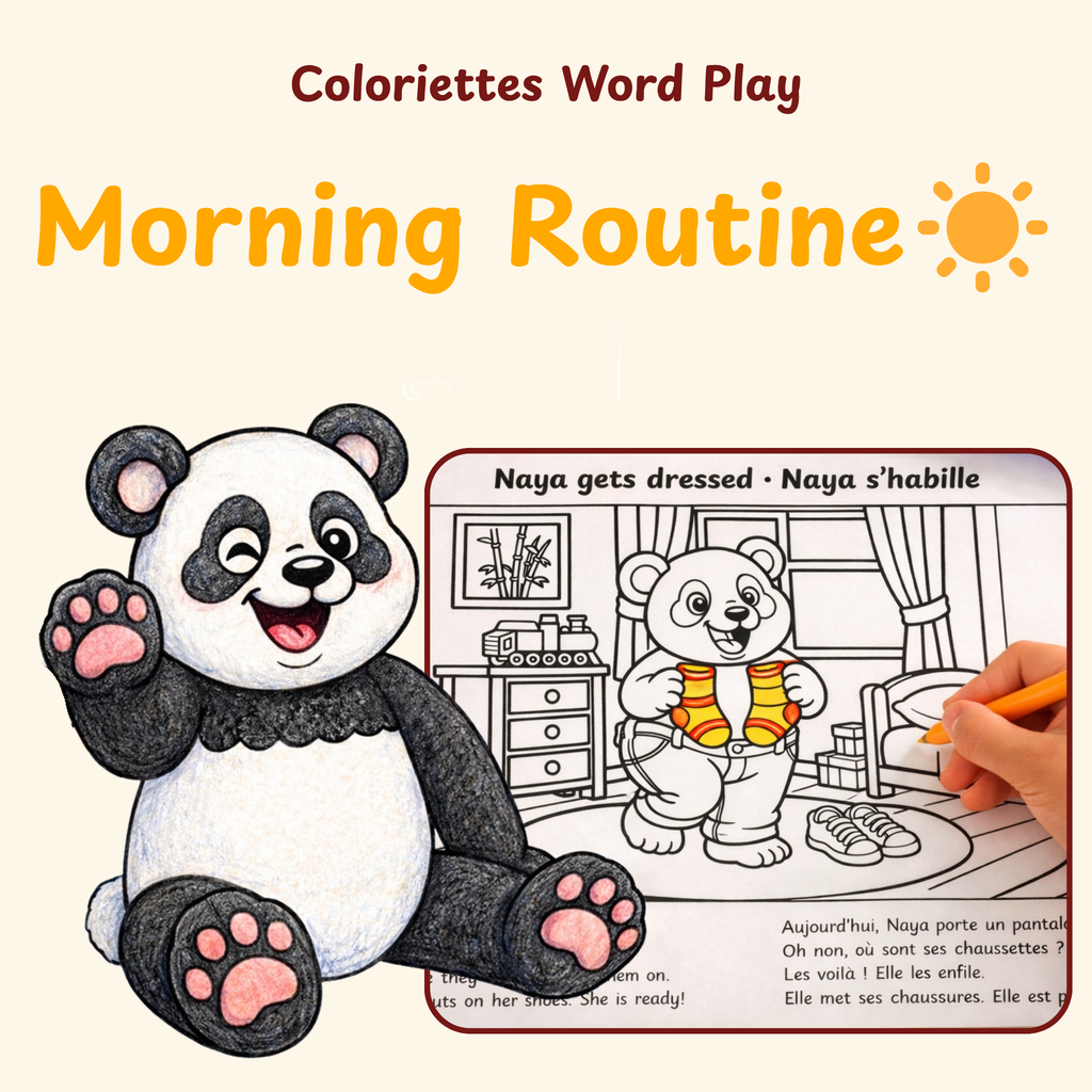 Coloriettes Word Play | Morning Routine