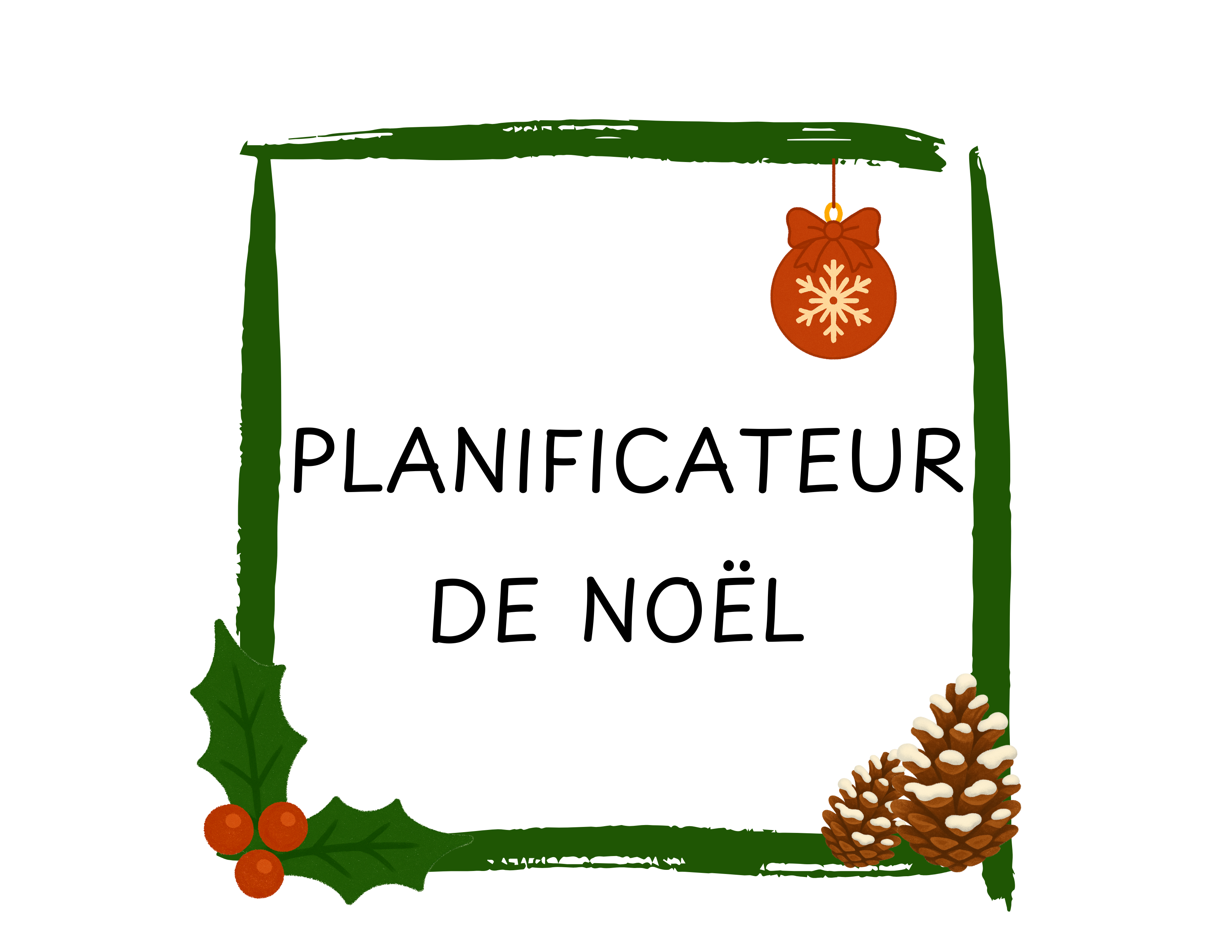 Planificateur pour les Fêtes de Noël