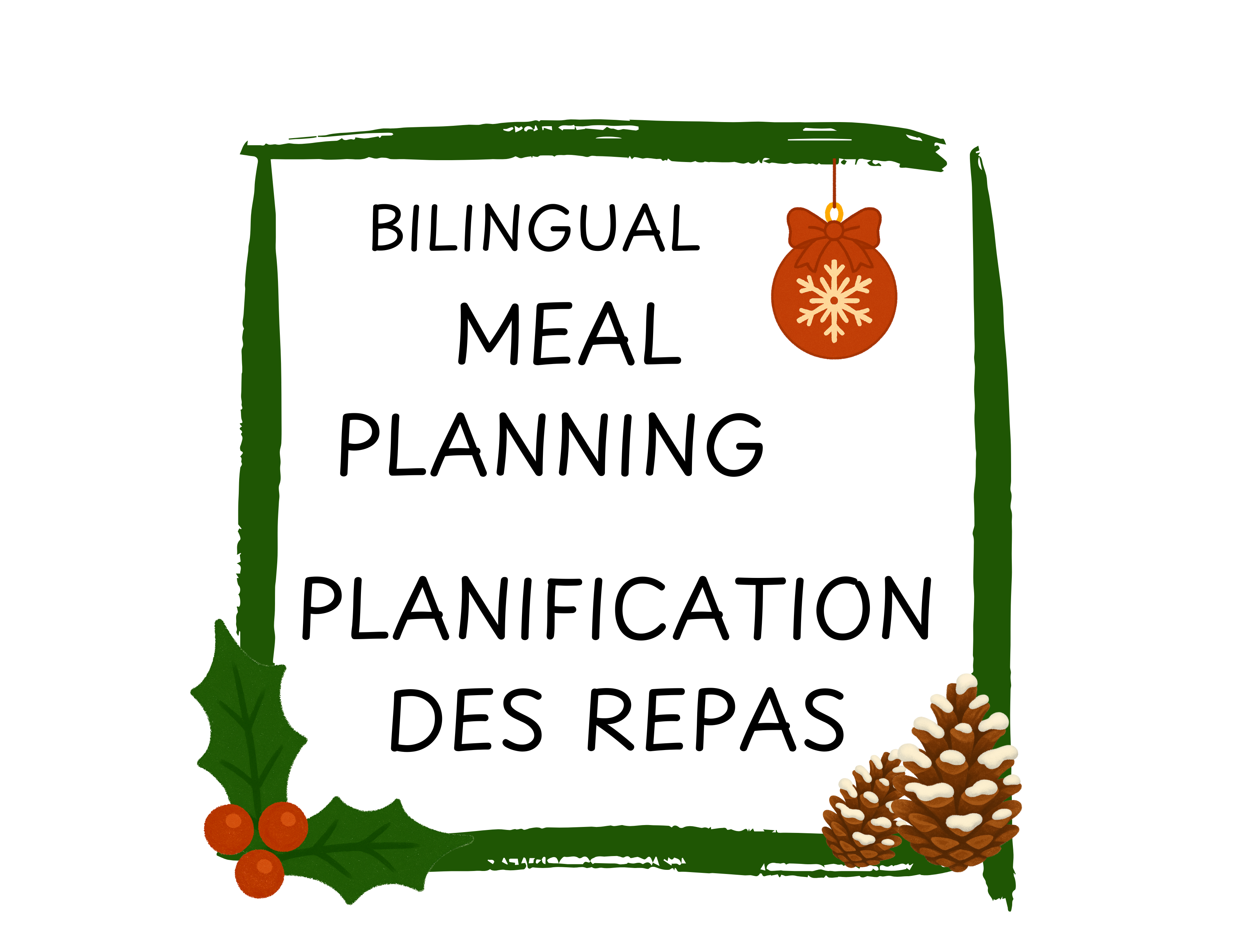 Bilingual Edition | Christmas Menu Planning