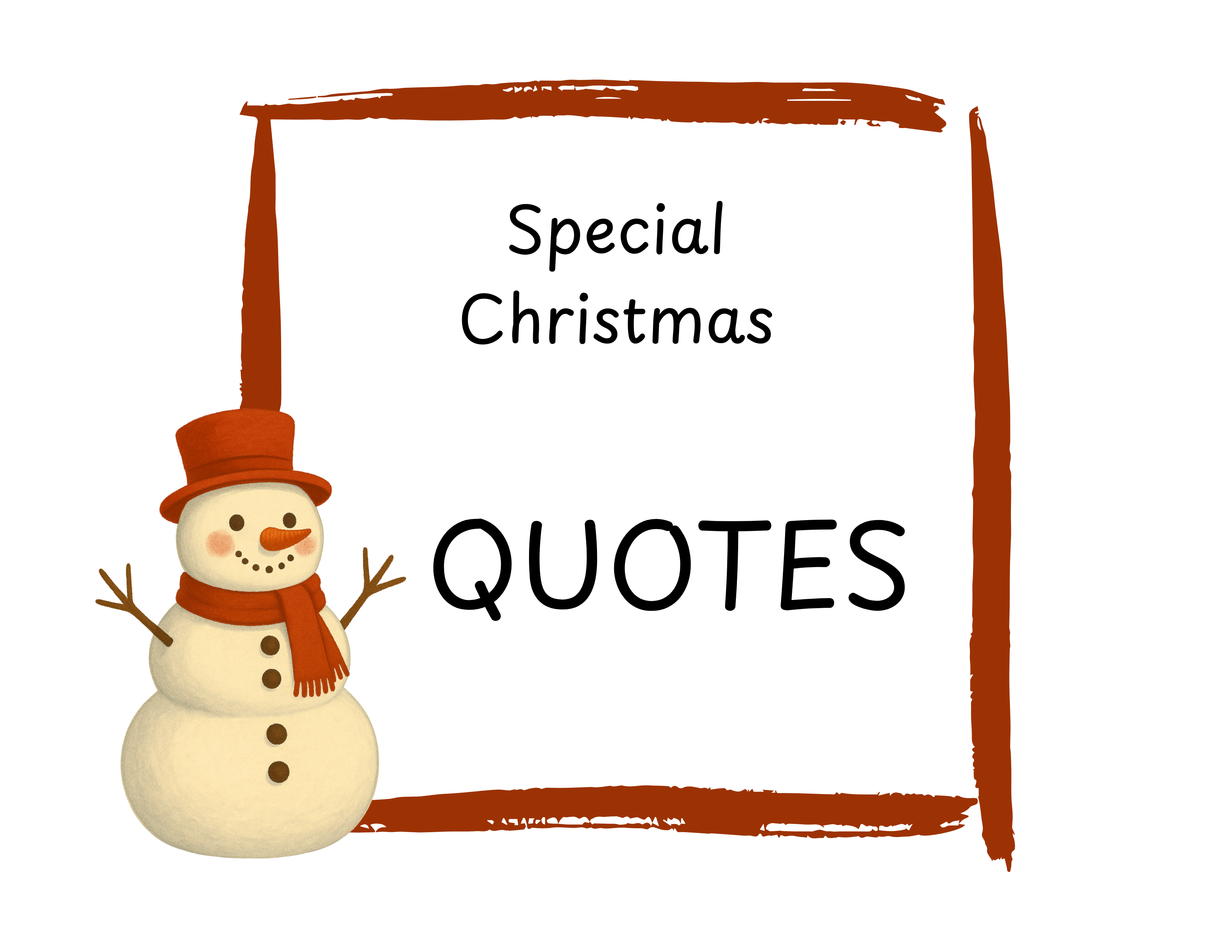 Special Christmas | English Edition | Inspirational Quote Cards