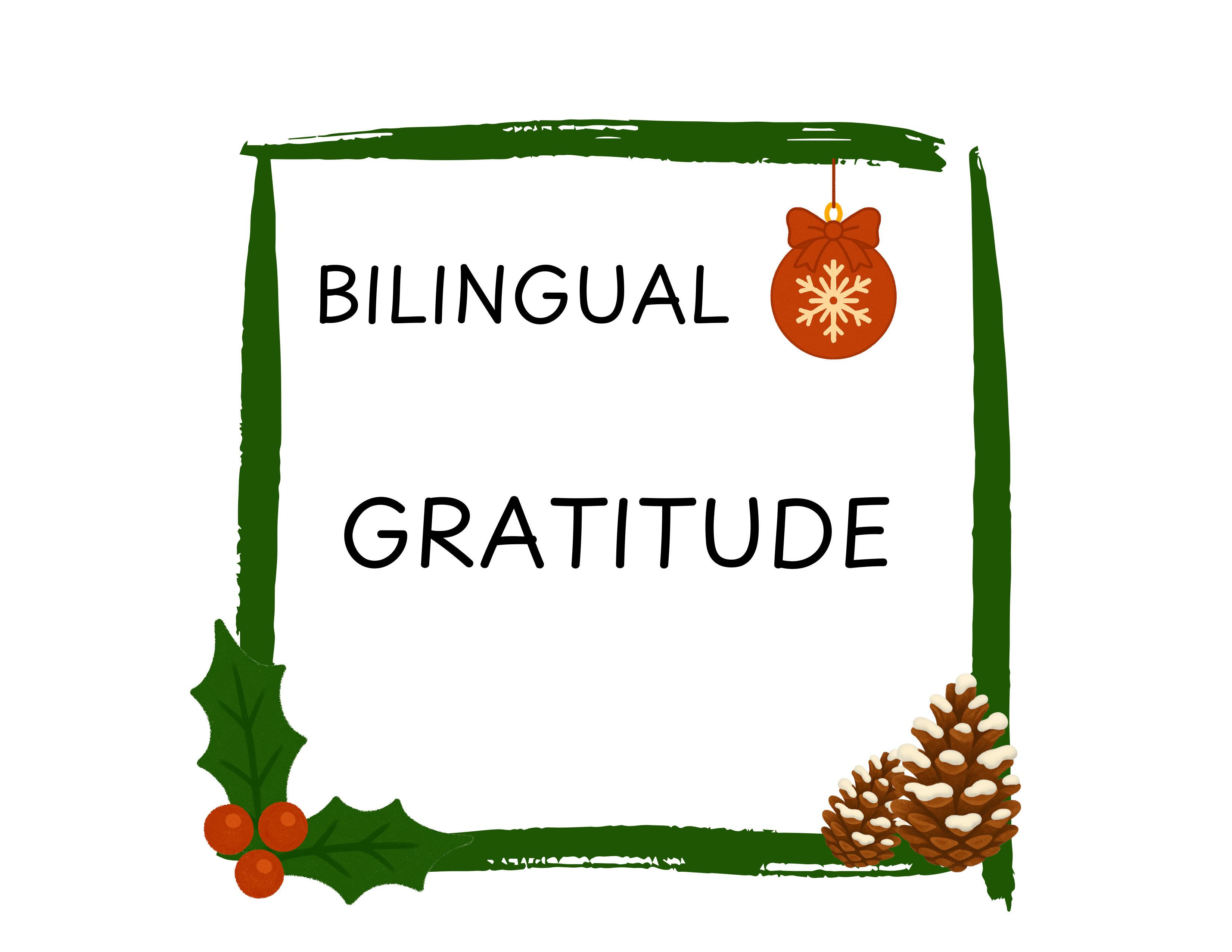 Bilingual Edition | Gratitude Page