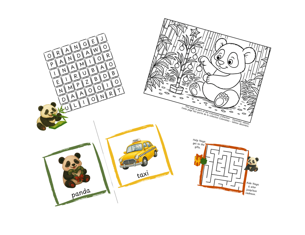 Free Coloriettes Mini Pack – Printable to Color, Play & Discover
