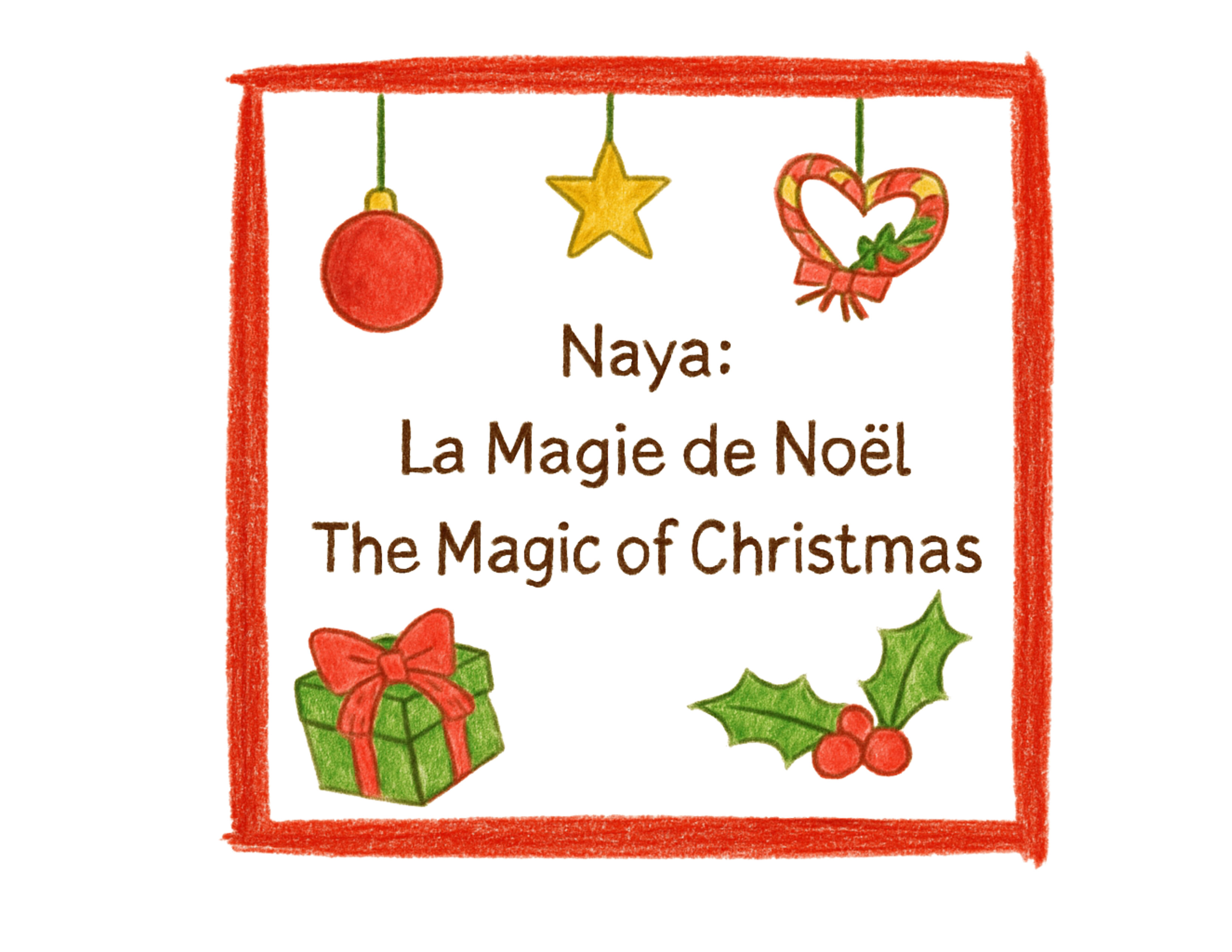 Printable French-English Narrative Coloring Book for Kids | Bilingual Coloring Pages | Narrative coloring series