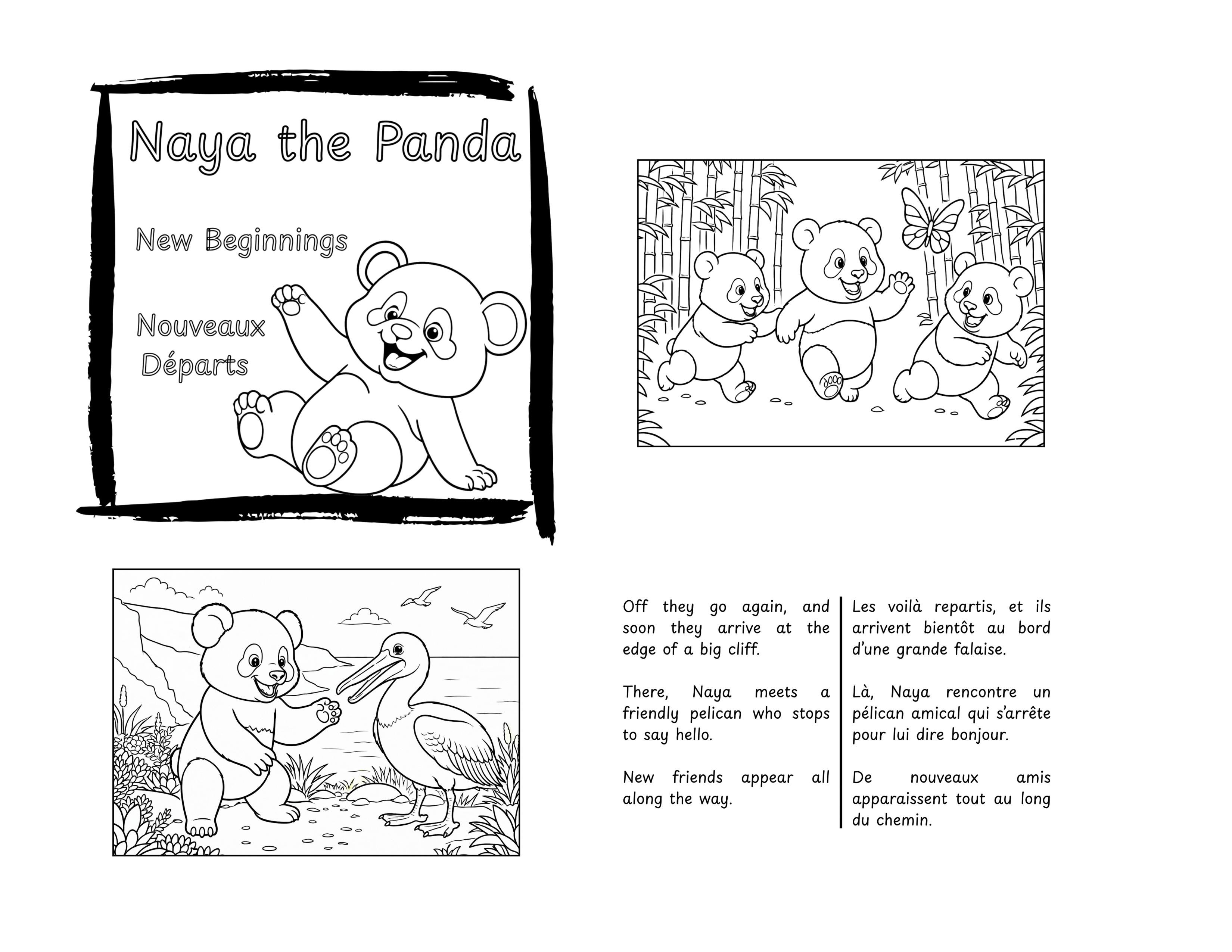 Naya the Panda: New Beginnings - Bilingual Edition